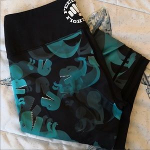 ISO FEED ME FIGHT ME DINO MIGHT LEGGINGS SIZE M